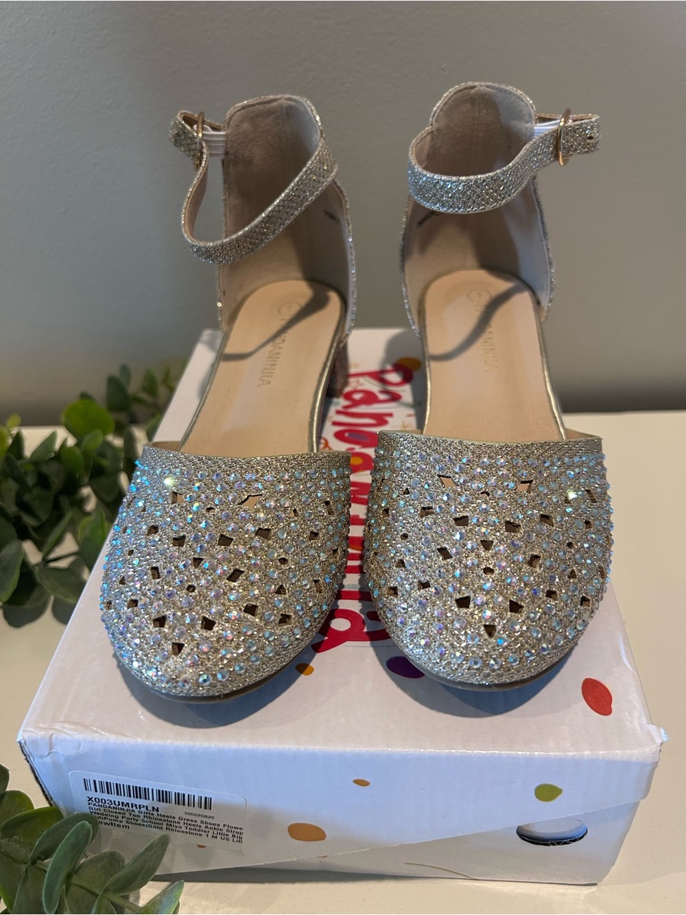 Youth Rhinestone Slippers - Picture 4 of 4
